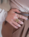 Anello Doppio Cuore