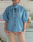 Camicia Jeans Fiocco Sogna con Fabula