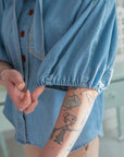 Camicia Jeans Fiocco Sogna con Fabula