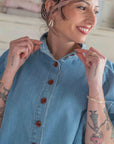 Camicia Jeans Fiocco Sogna con Fabula