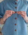 Camicia Jeans Fiocco Sogna con Fabula
