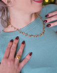 Collana Perline Pendenti Sogna con Fabula