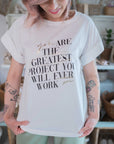 T-shirt The Greatest Project Sogna con Fabula