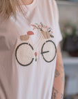 T-shirt Bici in Fiore