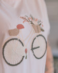 T-shirt Bici in Fiore
