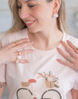 T-shirt Bici in Fiore