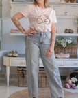 T-shirt Bici in Fiore