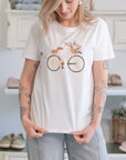 T-shirt Bici in Fiore