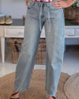 Jeans con cinta denim