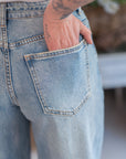 Jeans con cinta denim