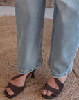 Jeans con cinta denim