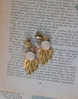 Orecchini Foglia Oro
