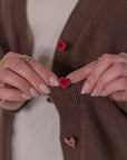 Cardigan Bottoncini cuoricini
