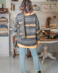 Maxi Pull Giusy con Sciarpa Sogna con Fabula