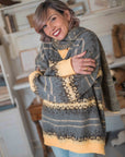 Maxi Pull Giusy con Sciarpa Sogna con Fabula