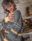 Maxi Pull Giusy con Sciarpa Sogna con Fabula