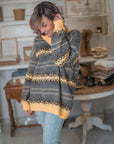 Maxi Pull Giusy con Sciarpa Sogna con Fabula