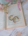 Orecchini Cuore Perline