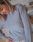 Pullover Azzurra Sogna con Fabula