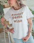 T-Shirt Amour Pasta Wine Sogna con Fabula