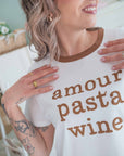 T-Shirt Amour Pasta Wine Sogna con Fabula