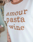 T-Shirt Amour Pasta Wine Sogna con Fabula
