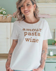 T-Shirt Amour Pasta Wine Sogna con Fabula