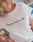 T-Shirt Senza sogni diventi come tutti
