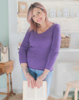 Maglia Violet Sogna con Fabula