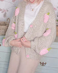 Cardigan Fragole Sogna con Fabula