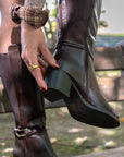Stivali Almerina brown, modello 6512