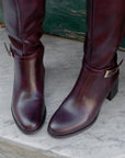 Stivali Serafina wine, modello 6513