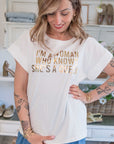 T-shirt i'm a woman