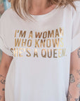 T-shirt i'm a woman