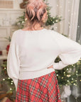 Cardigan Fiocco di Neve Sogna con Fabula