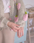 Cardigan Fragole Sogna con Fabula