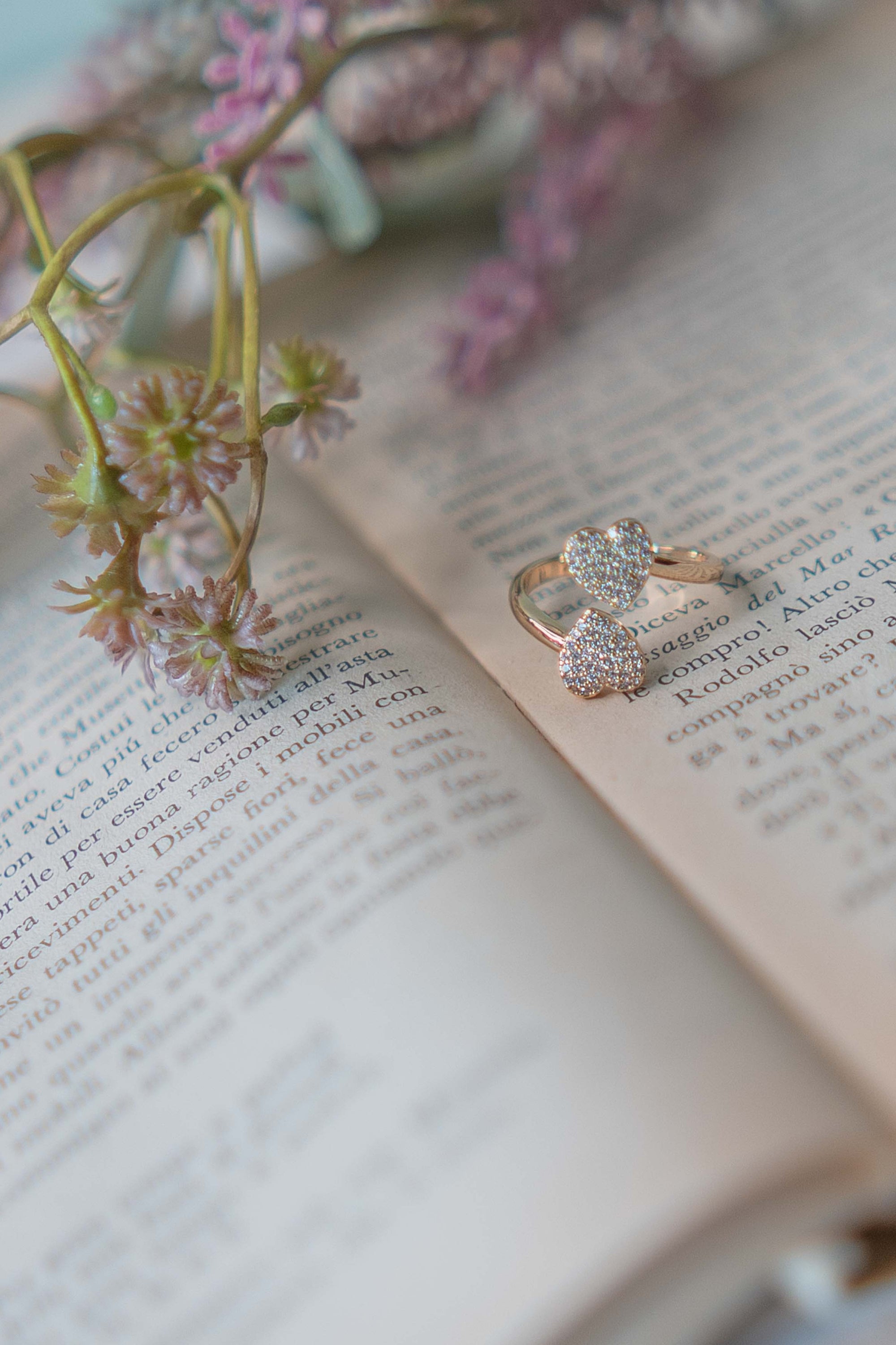 Anello Doppio Cuore