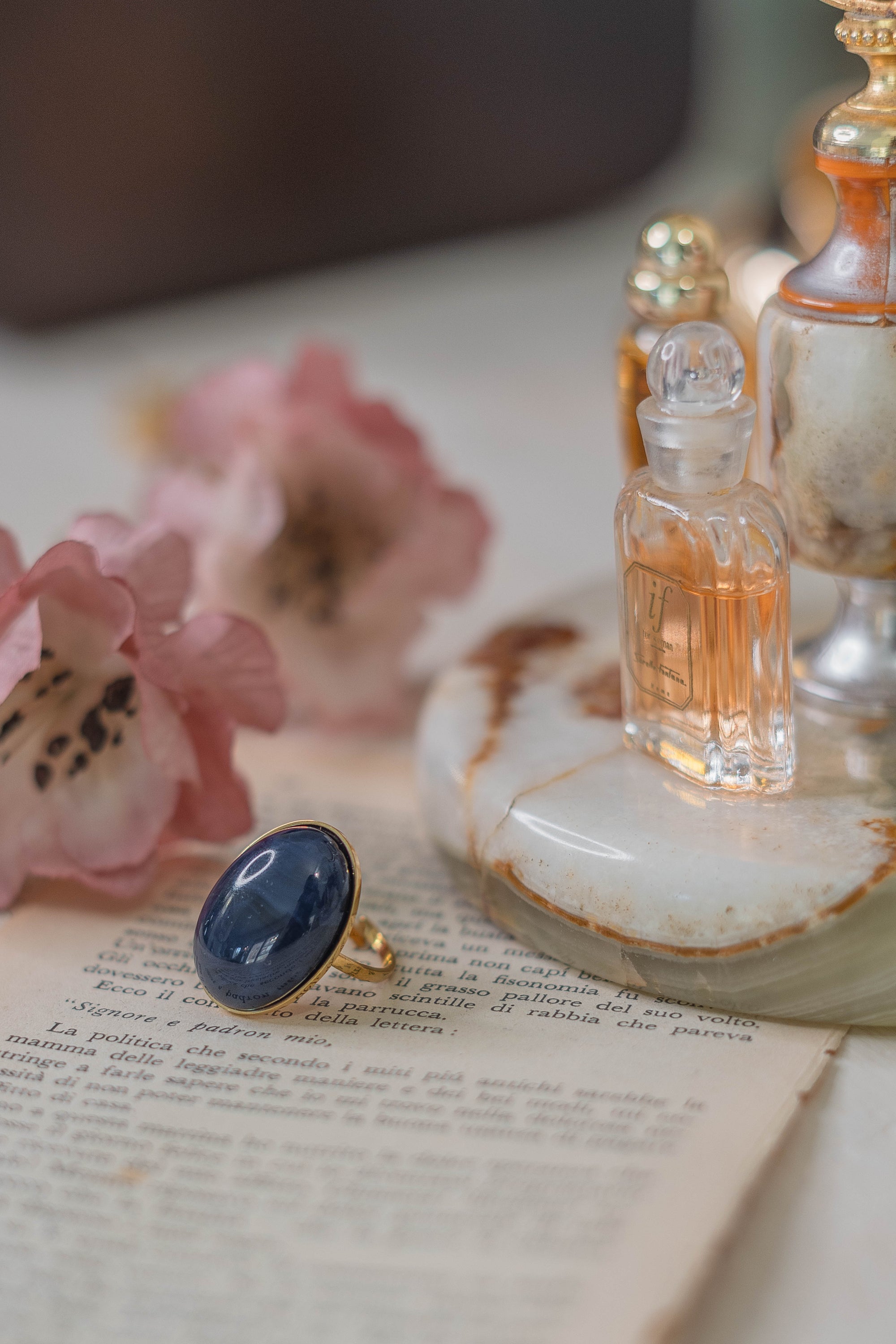 Anello Pietra Ovale