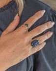 Anello Pietra Ovale