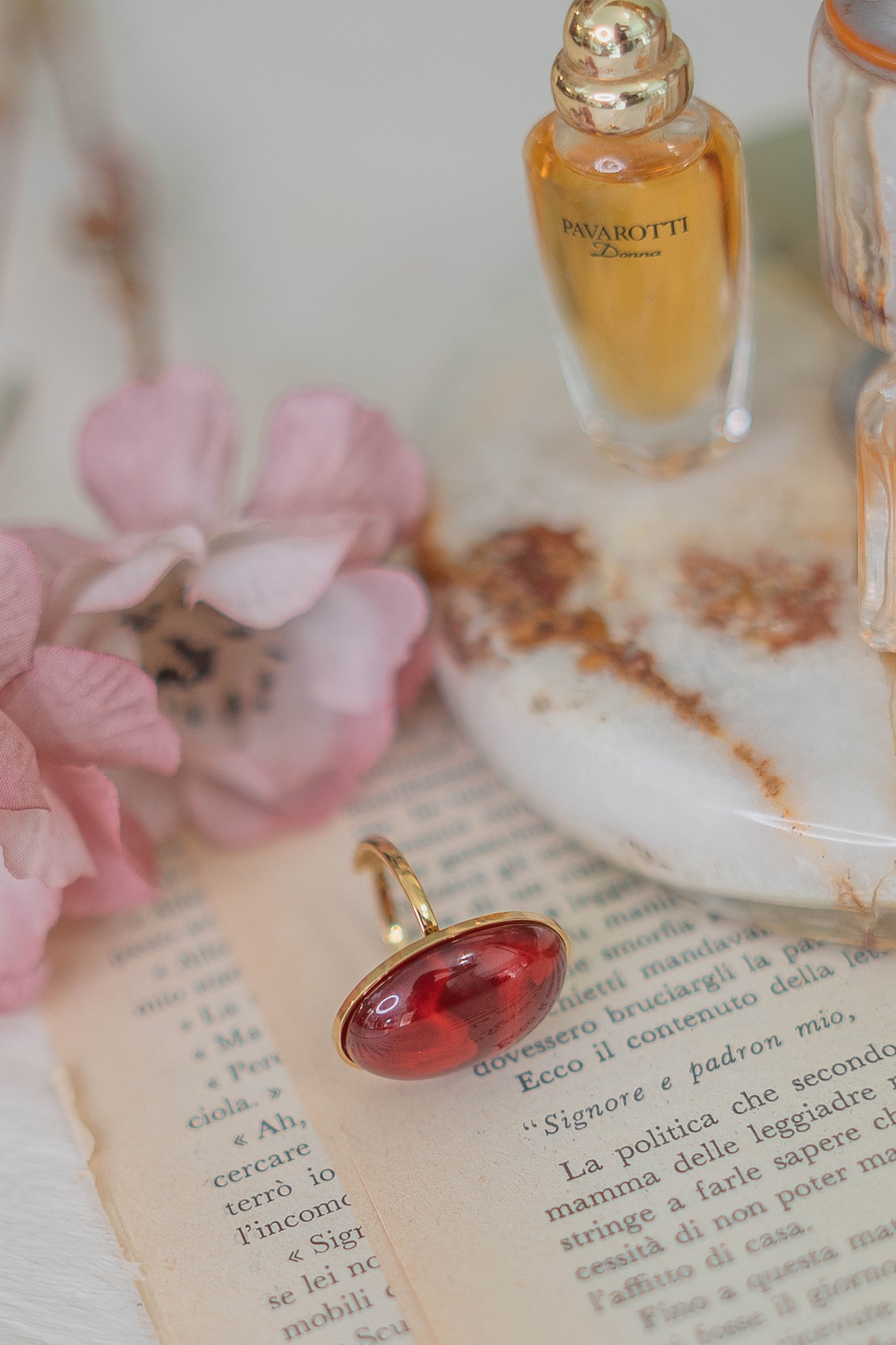 Anello Pietra Ovale