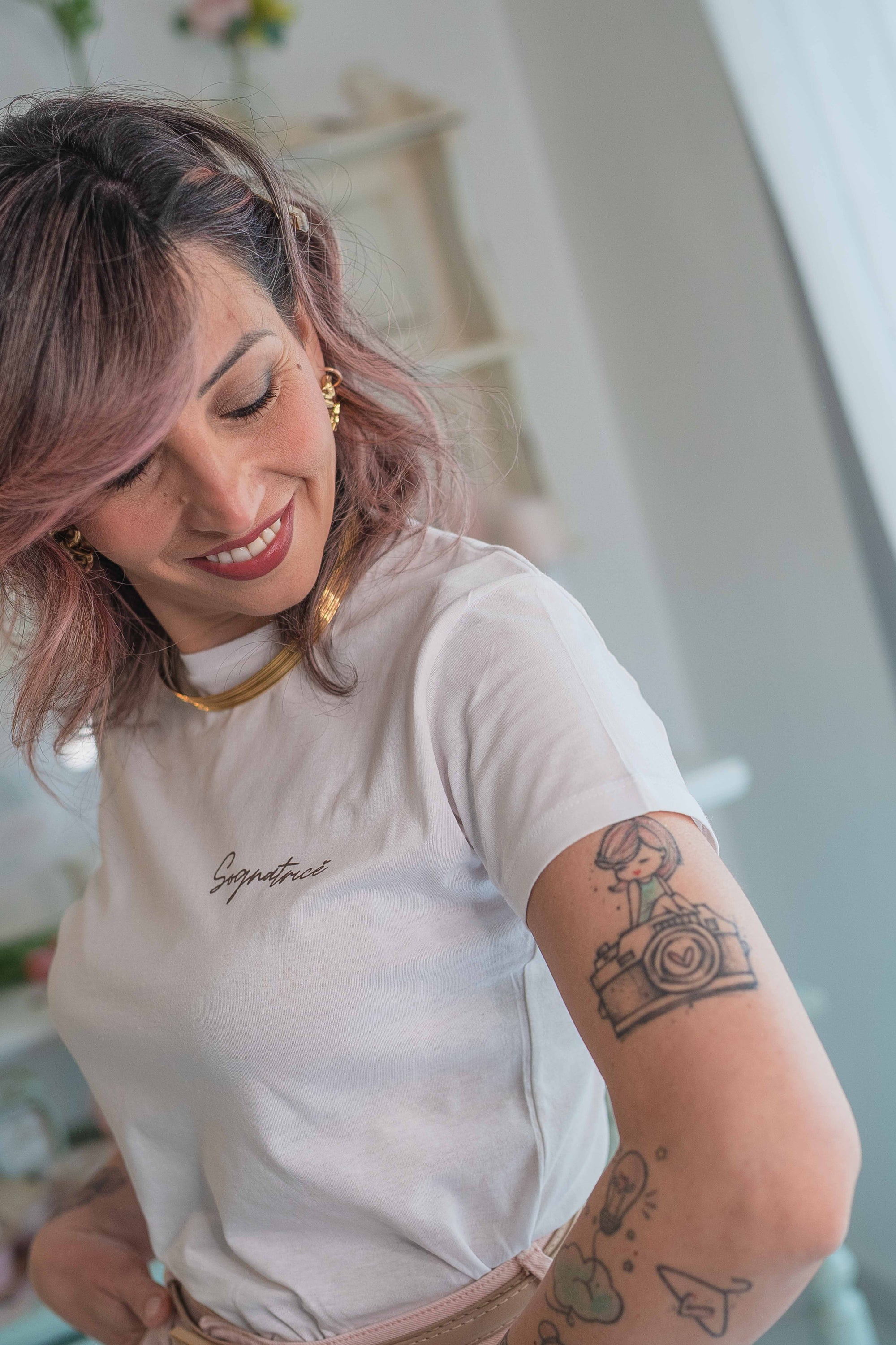 T-shirt Sognatrice Sogna con Fabula