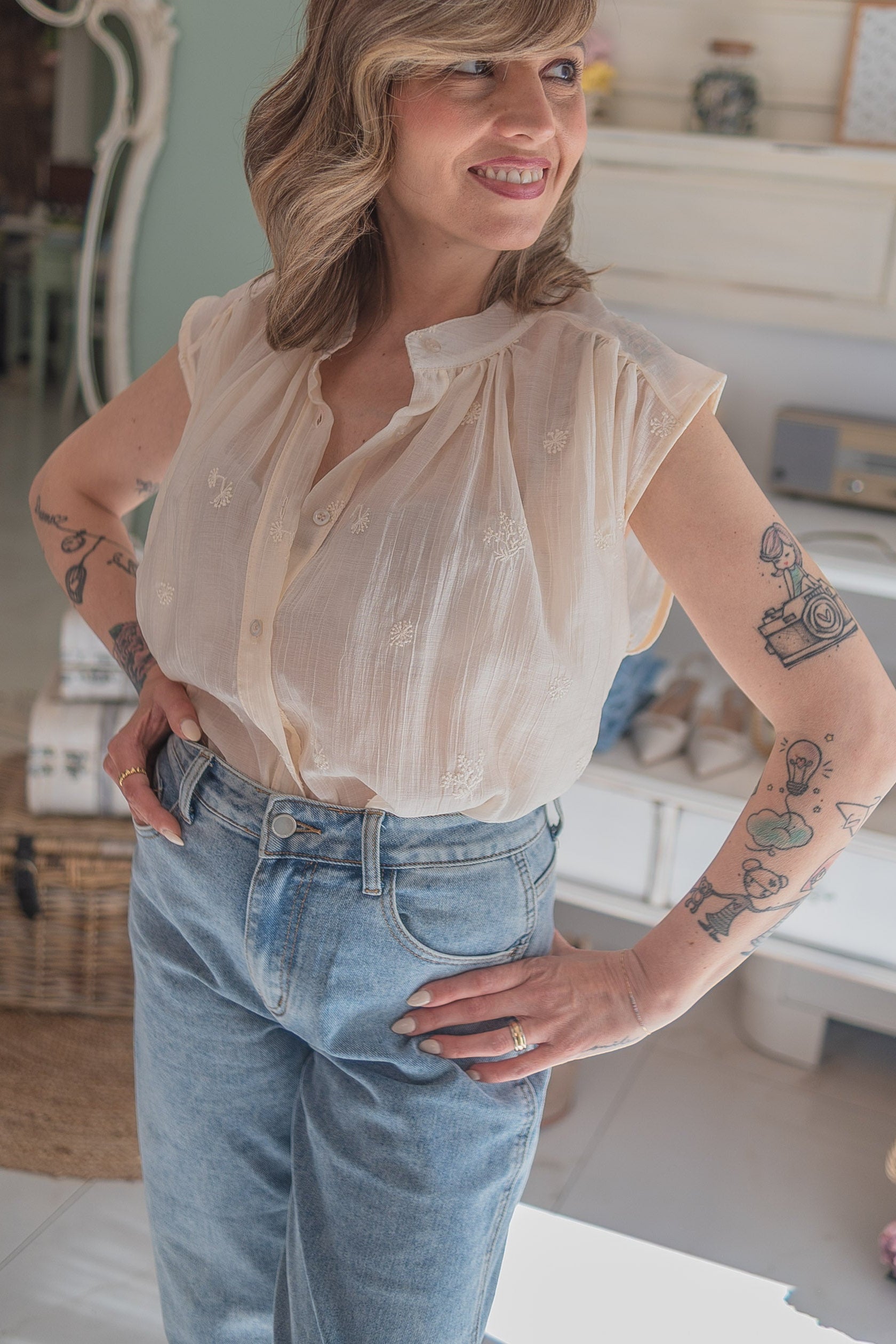 Camicia Velata Charlotte