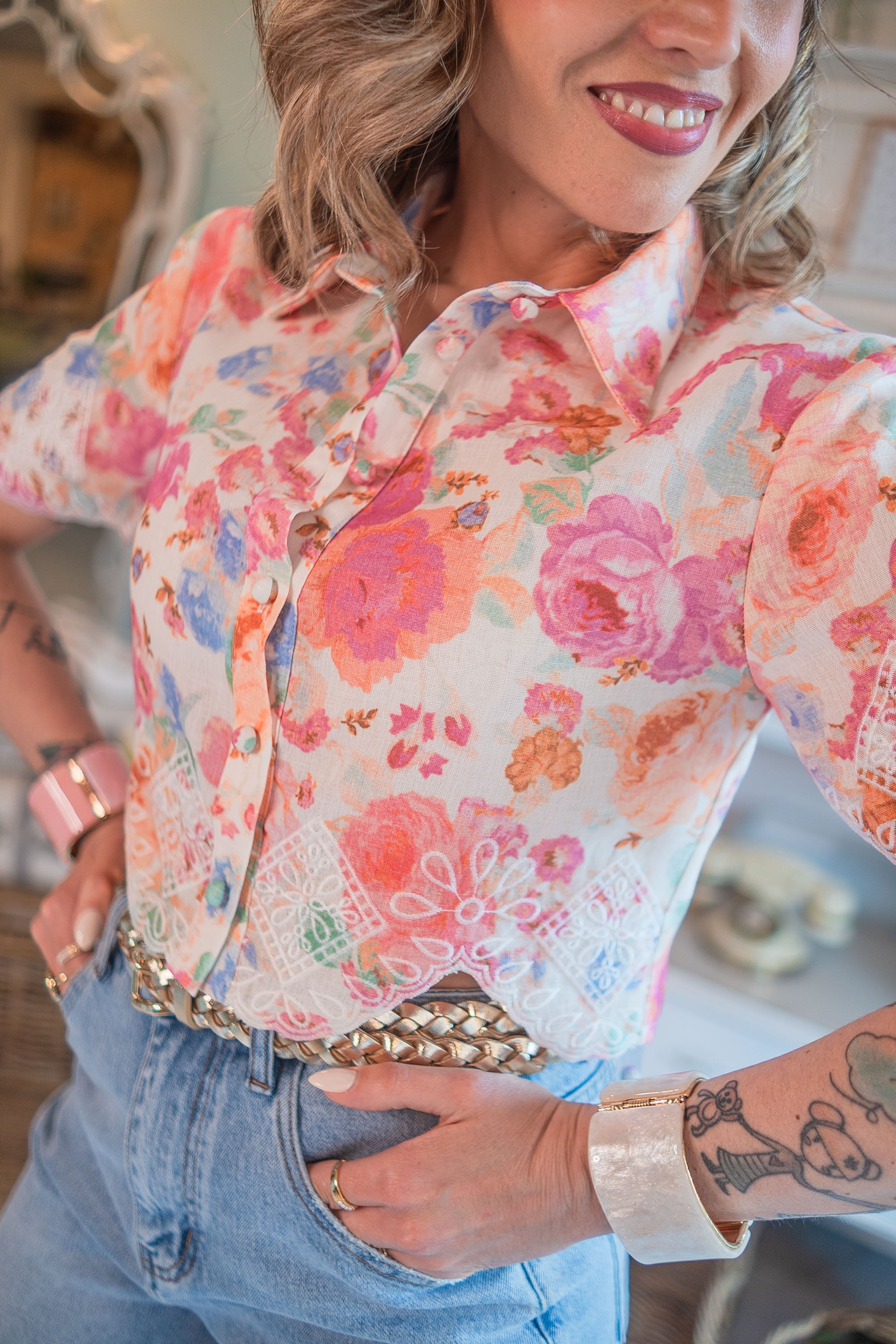Camicia Flower