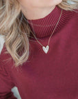 Collana Cuore Madreperla