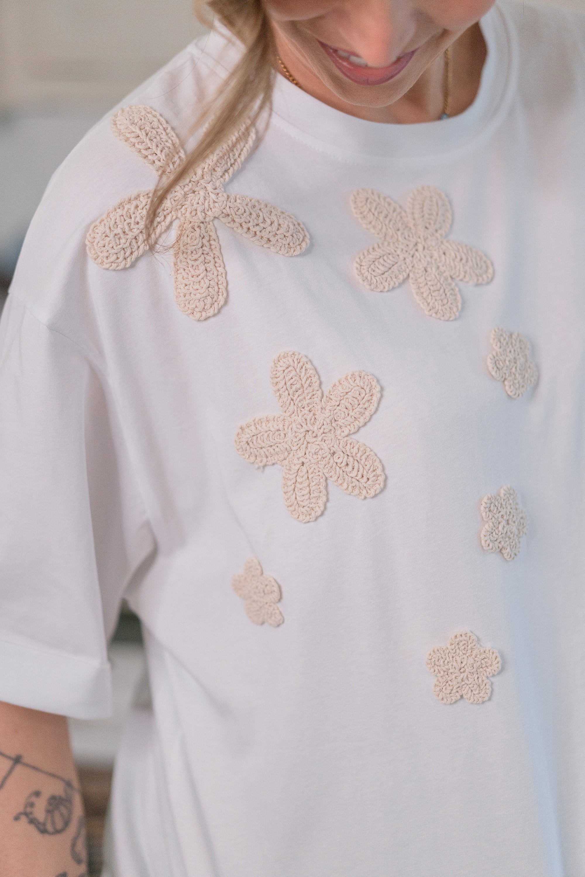 T-shirt Fioritura