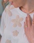 T-shirt Fioritura