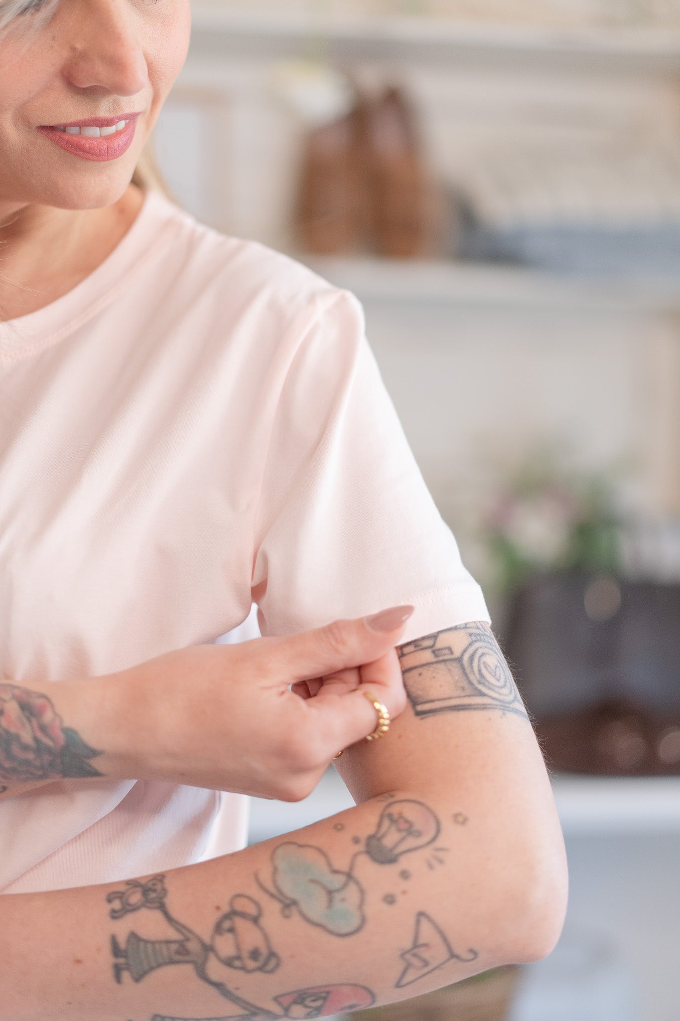 T-shirt Bici in Fiore