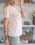 T-shirt Bici in Fiore