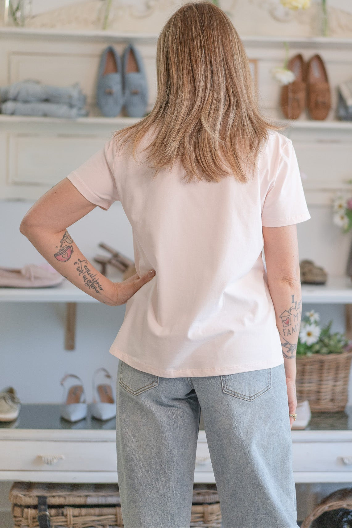 T-shirt Bici in Fiore