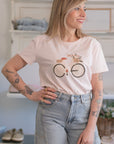 T-shirt Bici in Fiore